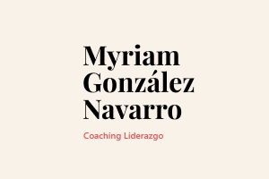 Myriam González Navarro Coach