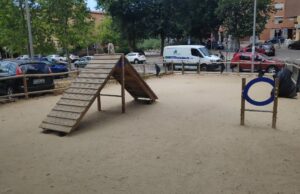 Parque canino en Carabanchel
