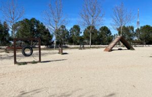Parque canino en Moratalaz