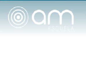 AM Escuela de voz, logo